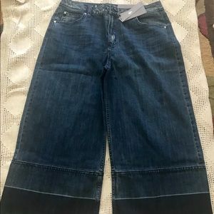 Jennifer Lopez Wide Leg Crop Jeans Size 14